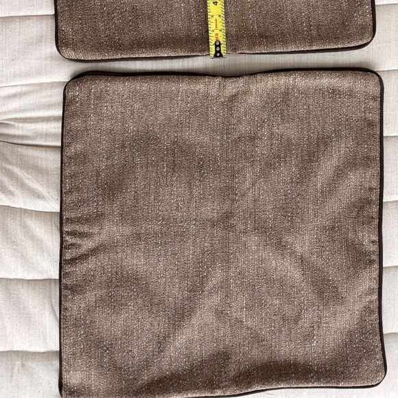 Restoration Hardware Pietro Wheat 23x23 Pillow Covers (2) - Picture 10 of 10